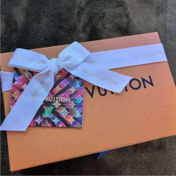 Louis Vuitton Monogram Scarf with Gold Accents - Picture 7 of 9